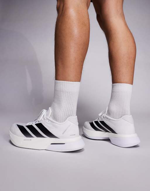 Zapatillas de deporte negras y grises Boston 13 de adidas Running, 3 de 5