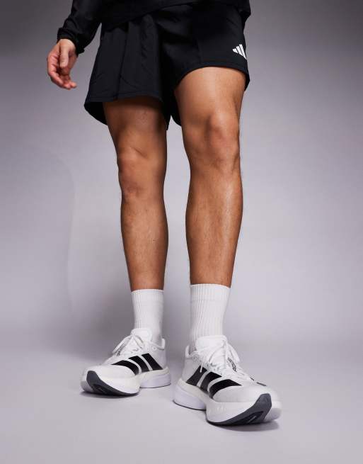 Zapatillas de deporte negras y grises Boston 13 de adidas Running, 5 de 5