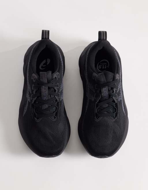 Zapatillas de deporte negras y grises para correr Novablast 5 de Asics, 2 de 5