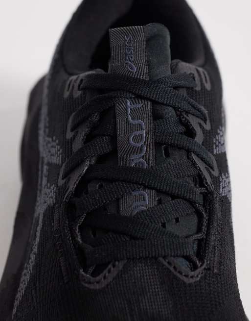 Zapatillas de deporte negras y grises para correr Novablast 5 de Asics, 5 de 5