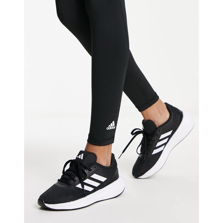 Zapatillas de deporte negras y grises Runfalcon 3.0 de adidas