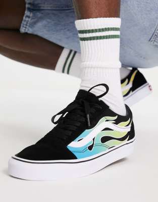 vans old skool negras y grises