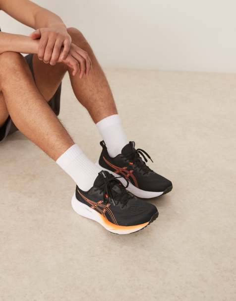 Zapatillas de deporte negras y naranja neón para correr Gel-Pulse 16 de Asics - view 1