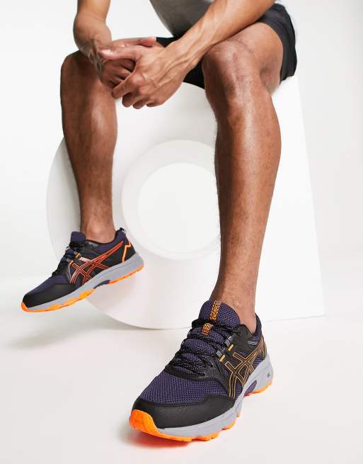 Zapatillas de deporte negras naranjas Gel-Venture 9 de | ASOS