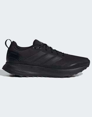 Zapatillas de deporte negras y negras para correr Runfalcon 5 TR de adidas Performance