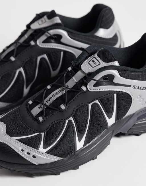 Zapatillas de deporte negras y plateadas XT-Whisper Nocturne Vision de Salomon, 4 de 5