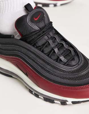 airmax 97 rojas y negras