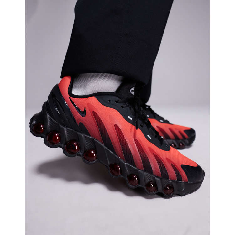 Zapatillas de deporte negras y rojas Air Max DN8 de Nike ASOS