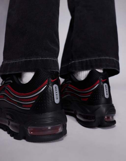 Zapatillas de deporte negras y rojas Air Max TL 2.5 de Nike, 3 de 5