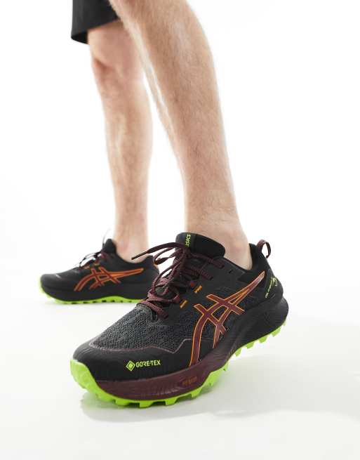 Zapatillas de Trail ASICS Gel-Trabuco 11 Gtx Hombre Negro/Rojo