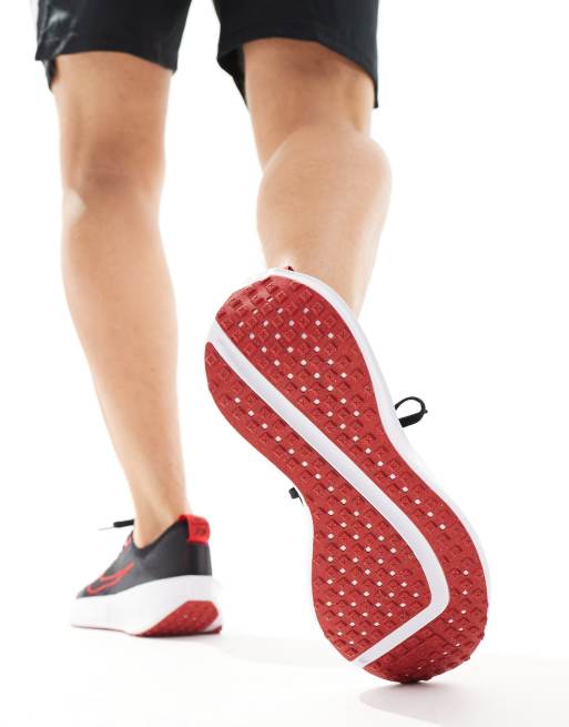 Zapatillas de deporte negras y rojas Interact de Nike Running
