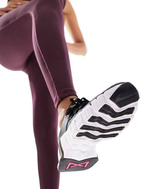 Zapatillas de deporte negras y rosa metalizado Free Metcon 5 de Nike Training, 3 de 5