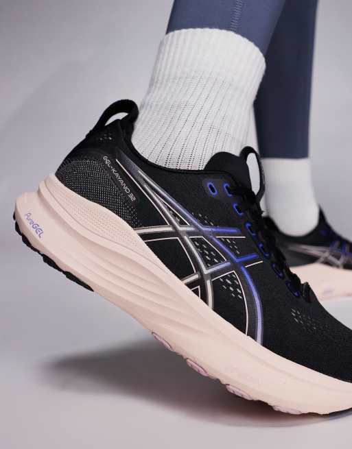 Zapatillas de deporte negras y rosa perla para correr Gel-Kayano 32 de Asics, 4 de 5