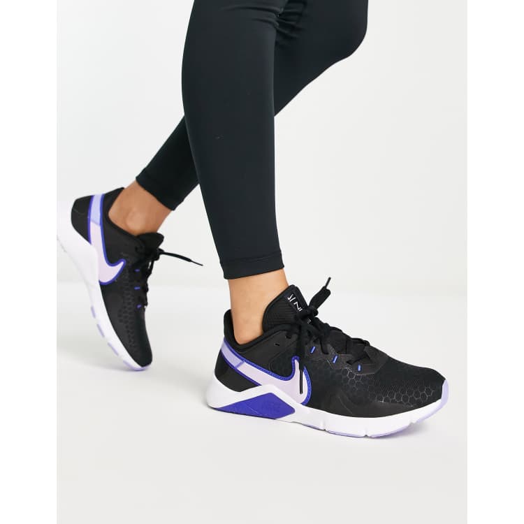 Zapatillas de deporte negras y rosas Legend Essential de Nike