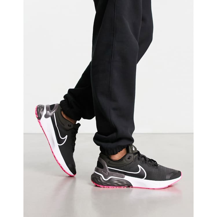 Deportivas nike on sale negras y rosas