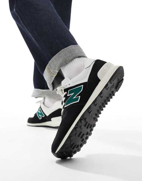 Zapatillas de deporte negras y verdes 574 de New Balance - view 1