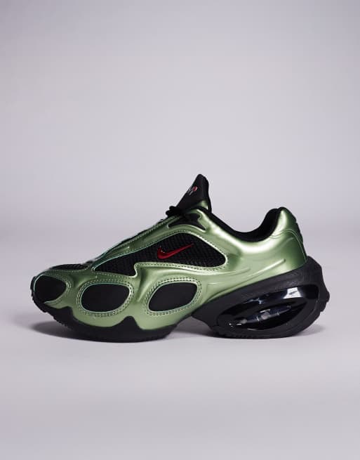 Zapatillas de deporte negras y verdes unisex Air Max Muse de Nike, 2 de 5