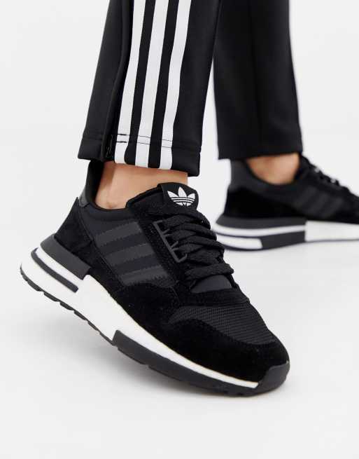 Redondear a la baja Cayo río Zapatillas de deporte negras ZX 500 RM de adidas Originals | ASOS