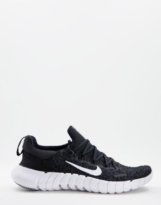 Zapatillas de deporte negro apagado Free Run 5 de Nike Running