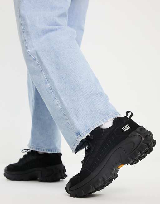 Zapatillas Caterpillar Intruder Hombre Blancas Azules Con