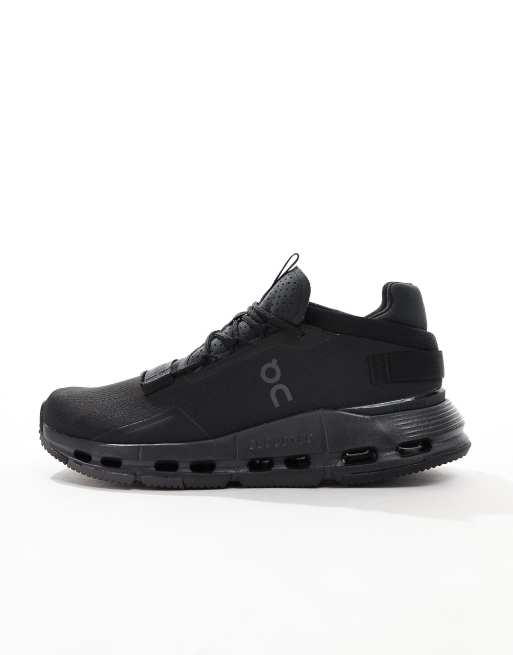 Zapatillas de deporte negro uniforme de diario Cloudnova de ON, 2 de 5