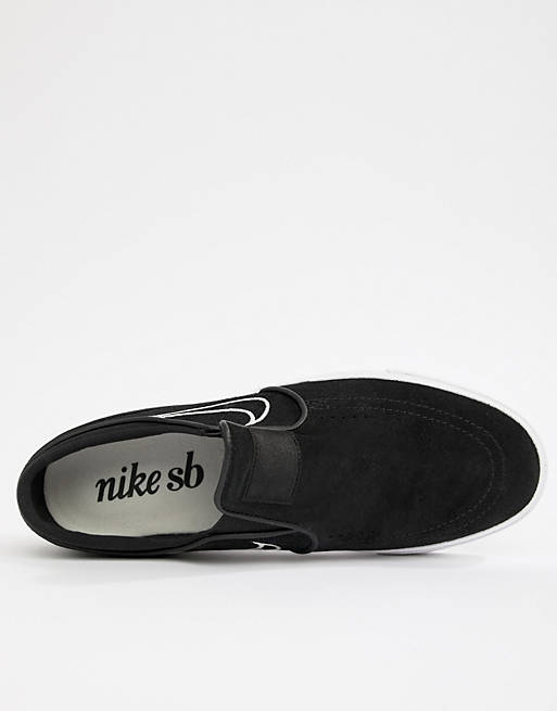 Zapatillas de deporte negros sin cordones Zoom Stefan Janoski 833564-004 de Nike | ASOS