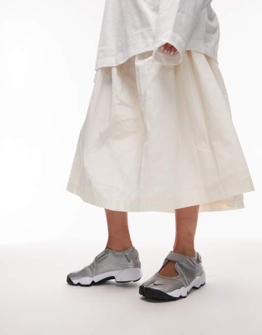 Zapatillas de deporte plateadas unisex Air Rift de Nike, 5 de 5