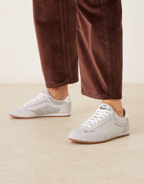 Zapatillas de deporte plateadas y gris metalizado Super Lowpro de Vans - view 1