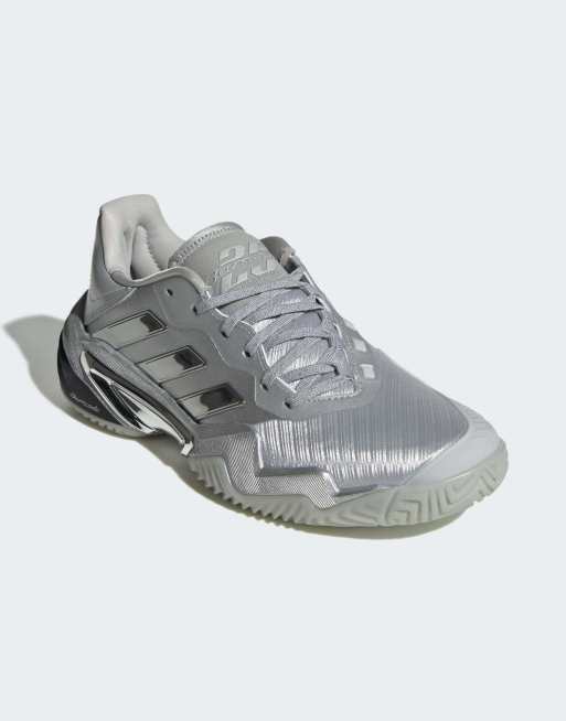 Zapatillas de deporte plateado metalizado de tenis Barricade 13 de adidas Performance