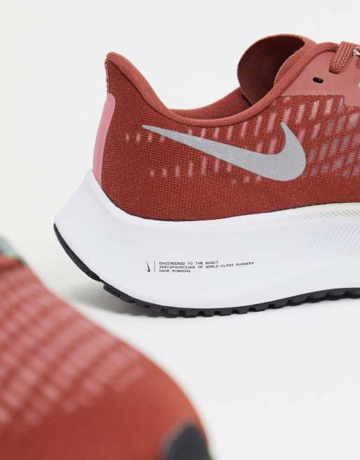 Acción de gracias Cabina Brillante Zapatillas de deporte rojas Air Zoom Pegasus 37 de Nike Running | ASOS