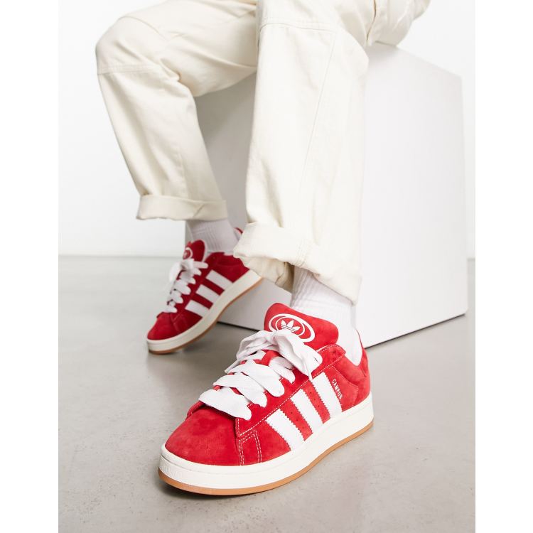 gesto lanzamiento Atlas Zapatillas de deporte rojas Campus 00s de adidas Originals | ASOS