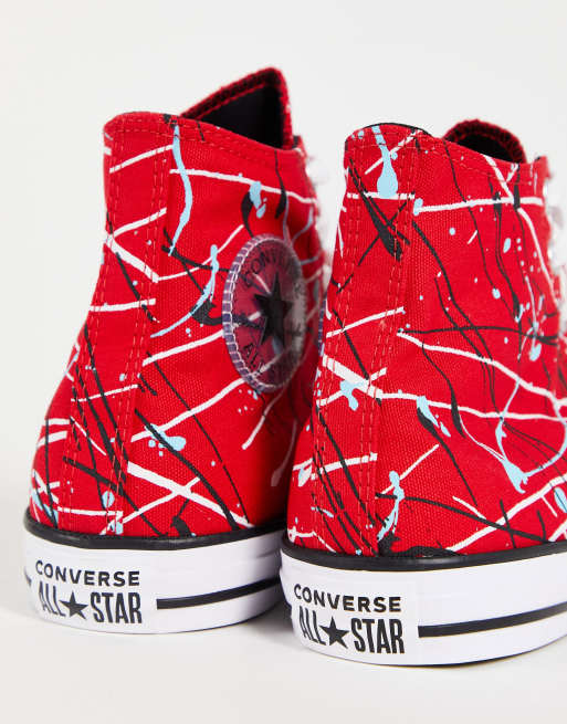 Converse hotsell rojas estilo