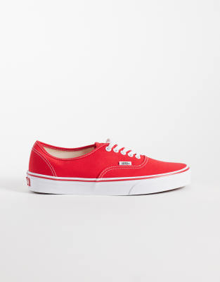 Zapatillas de deporte rojas de Vans Authentic