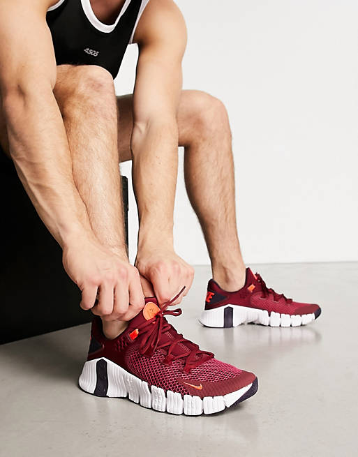 Tendero Sangriento No esencial Zapatillas de deporte rojas Free Metcon 4 de Nike Training | ASOS