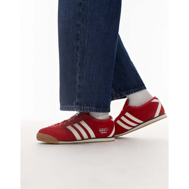 adidas gazelle silver green womens adidas SL 72 RS Shoes Red 9 main image 1