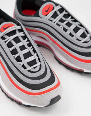 air max 97 gris y rojo