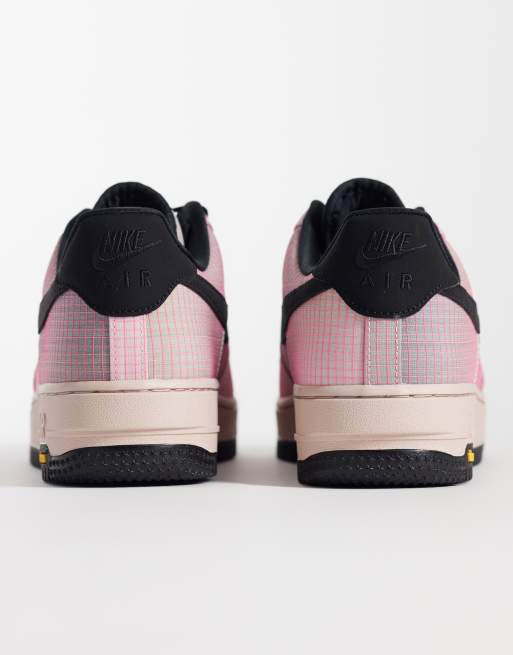 Zapatillas de deporte rojas y negras Air Force 1'07 Vibram de Nike, 2 de 5