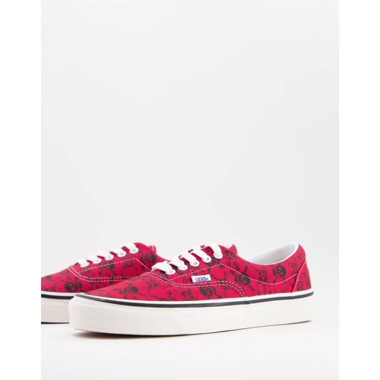 Vans rojas y best sale negras