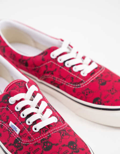 Vans era 95 store mujer rojas