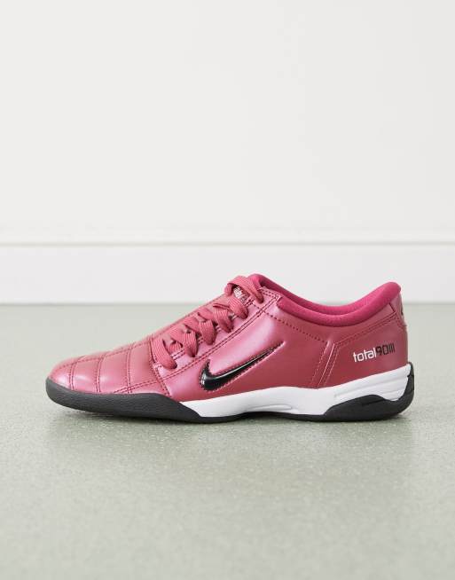 Zapatillas de deporte rojas y negras metalizadas T90 de Nike, 2 de 5