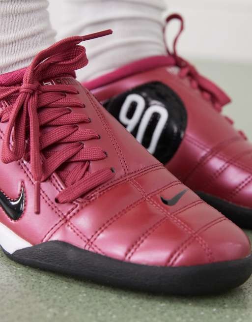 Zapatillas de deporte rojas y negras metalizadas T90 de Nike, 5 de 5