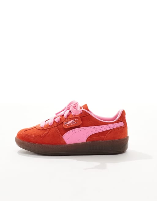 Zapatillas de deporte rojas y rosas Palermo de PUMA, 2 de 5