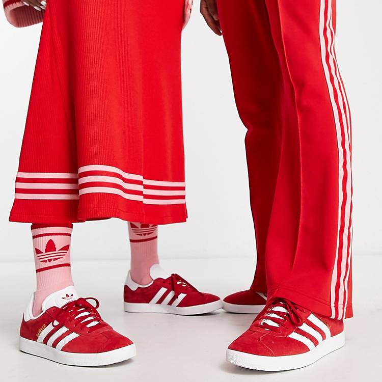 novato Horror Motear Zapatillas de deporte rojo polvareda Gazelle de adidas Originals - RED |  ASOS