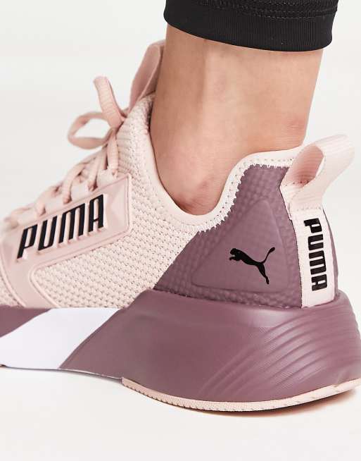 Zapatillas de deporte rosa cuarzo y color ciruela Retaliate de PUMA Training