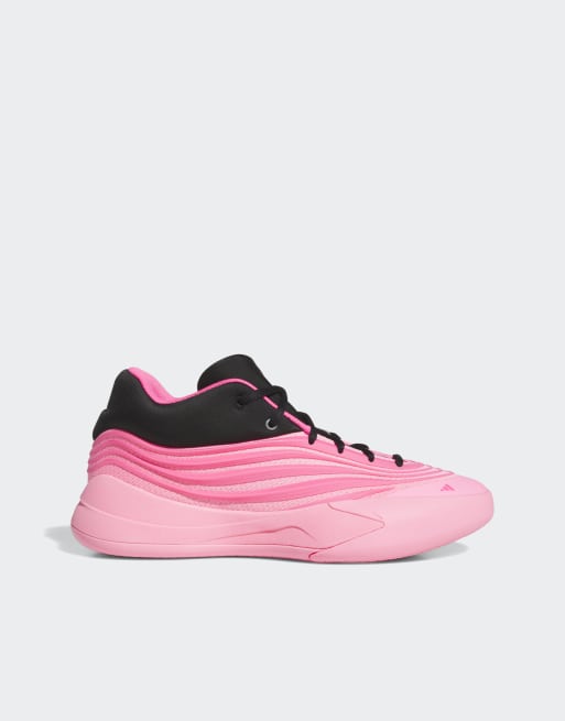 Zapatillas de deporte rosa intenso y negro núcleo Dame X de adidas Performance, 3 de 4