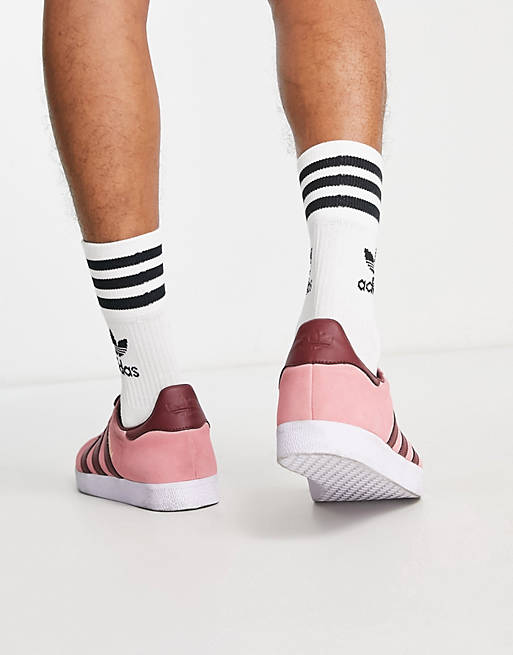 volumen Glamour Mencionar Zapatillas de deporte rosa luminoso Gazelle de adidas Originals - PINK |  ASOS