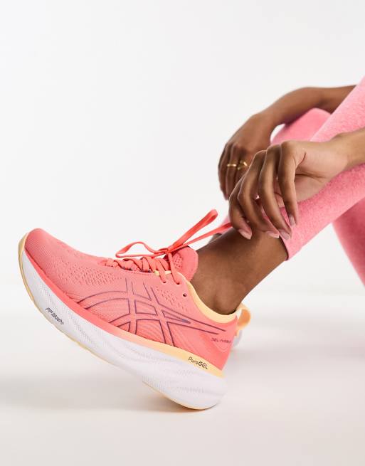 Asics Gel Nimbus 25 - Coral - Zapatillas Running Mujer