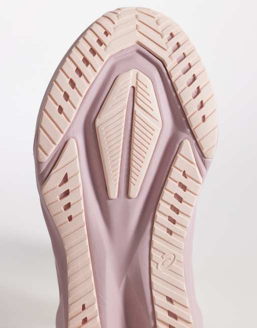 Zapatillas de deporte rosa perla y morganita para correr Novablast 5 de Asics, 5 de 5