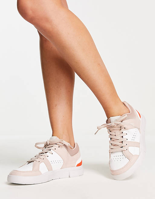 Mujer Zapatos | Zapatillas de deporte rosa pétalo y blancas The Roger Clubhouse de On Running - PN00866