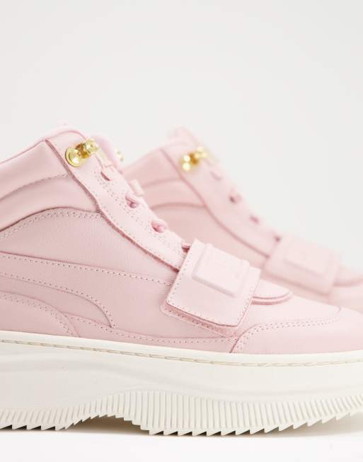 Zapatillas de deporte rosas abotinadas Deva de Puma ASOS